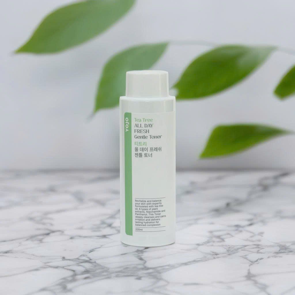 Toner tràm trà YOJO Tea Tree All Day Fresh Gentle Toner 200ml