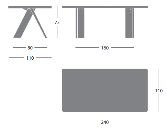 Bàn ARTFUL 240cm