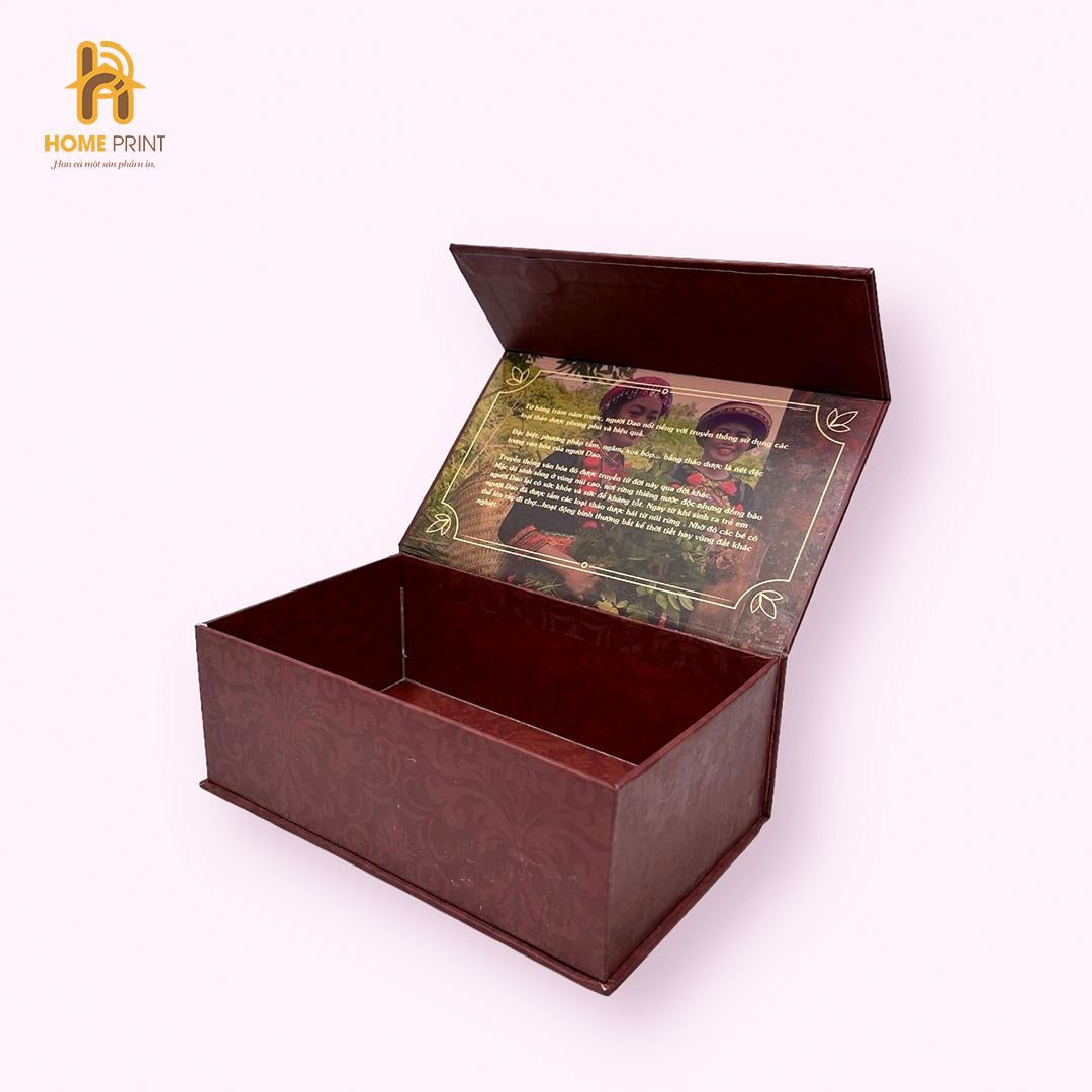 Hộp Carton Cứng Đựng Thảo Dược