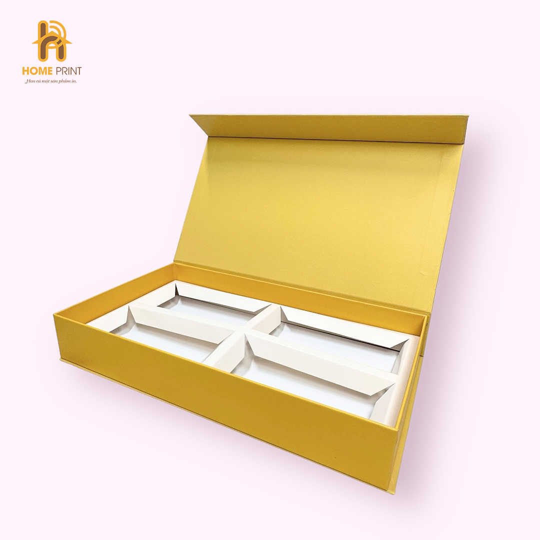 Hộp Carton Cứng Đựng Bánh Trung Thu Làm Quà Tặng