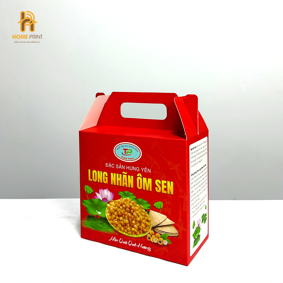In Hộp Giấy Đựng Long Nhãn