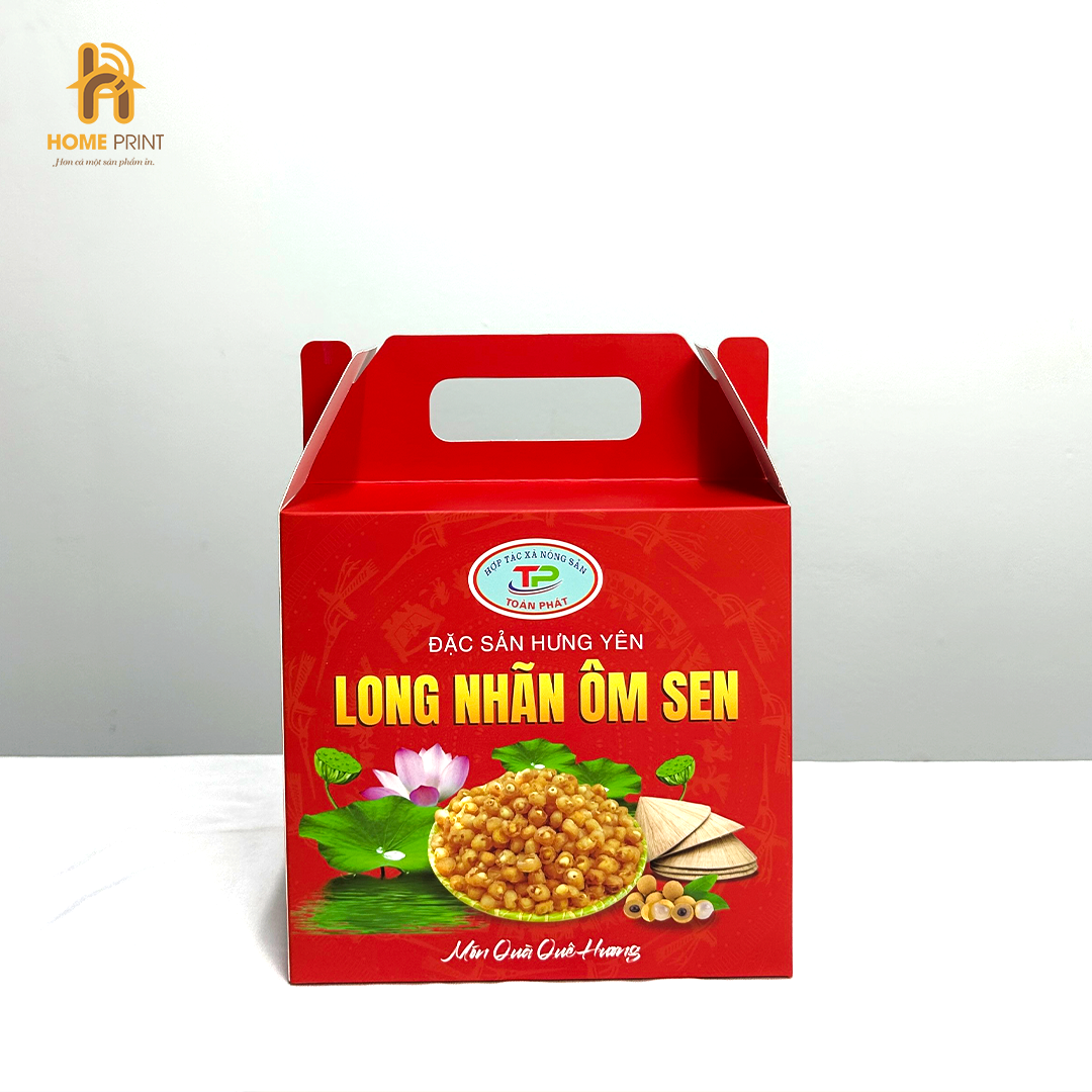 In Hộp Giấy Đựng Long Nhãn