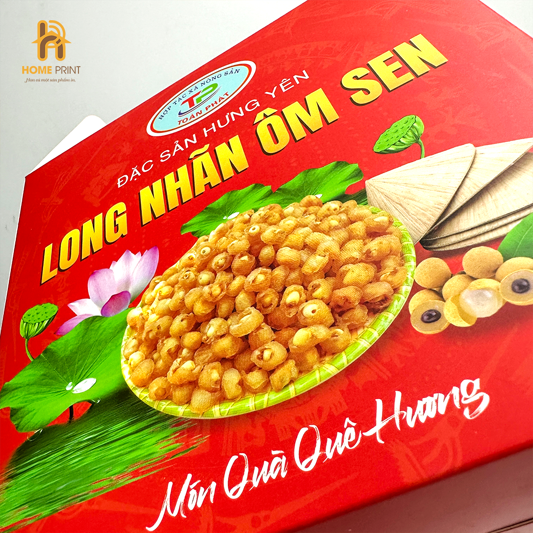 In Hộp Giấy Đựng Long Nhãn