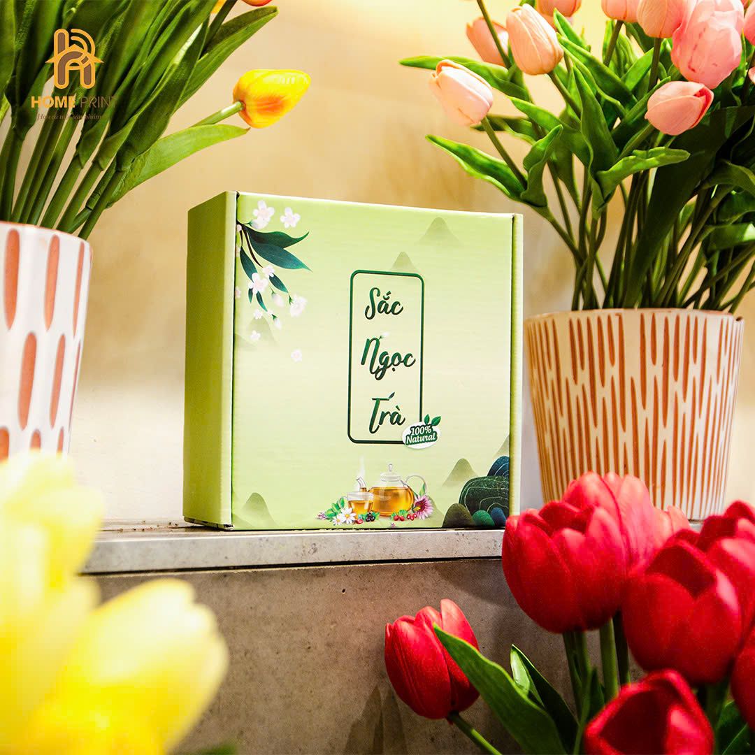 In Hộp Giấy Đựng Trà
