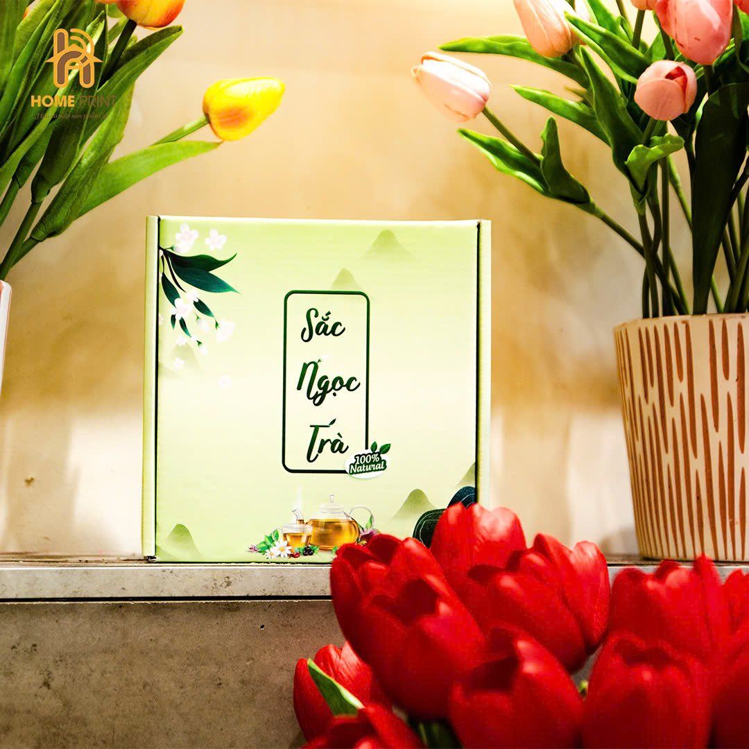 In Hộp Giấy Đựng Trà