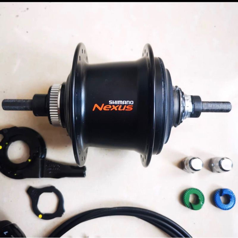  bộ groupset âm 7sp thắng đĩa shimano nexus inter 7 SG c3001 7d 