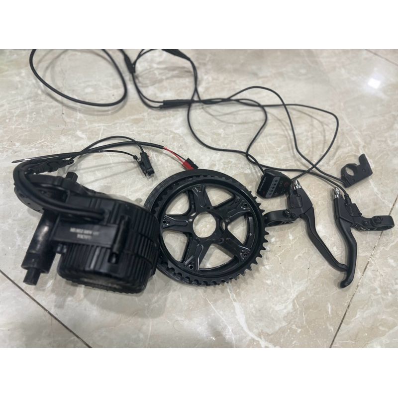 động cơ trợ lực trục giữa mid drive Yoch 500w 750w đã nạp phần mềm bafang