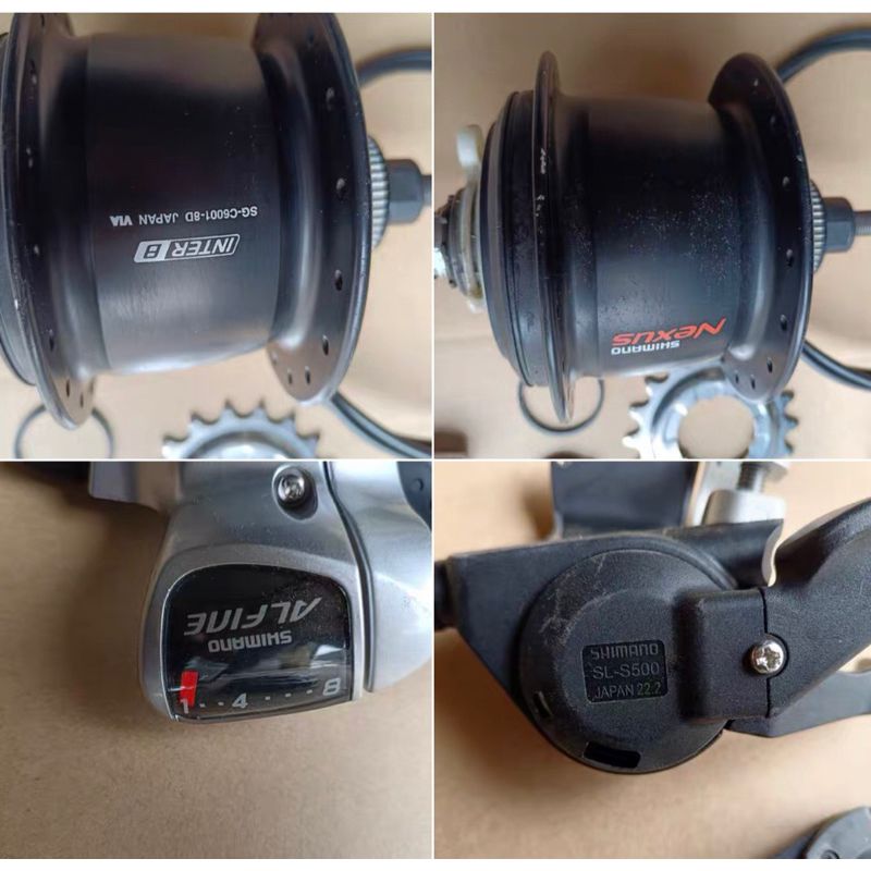 groupset âm 8sp thắng đĩa Shimano c6001-8D