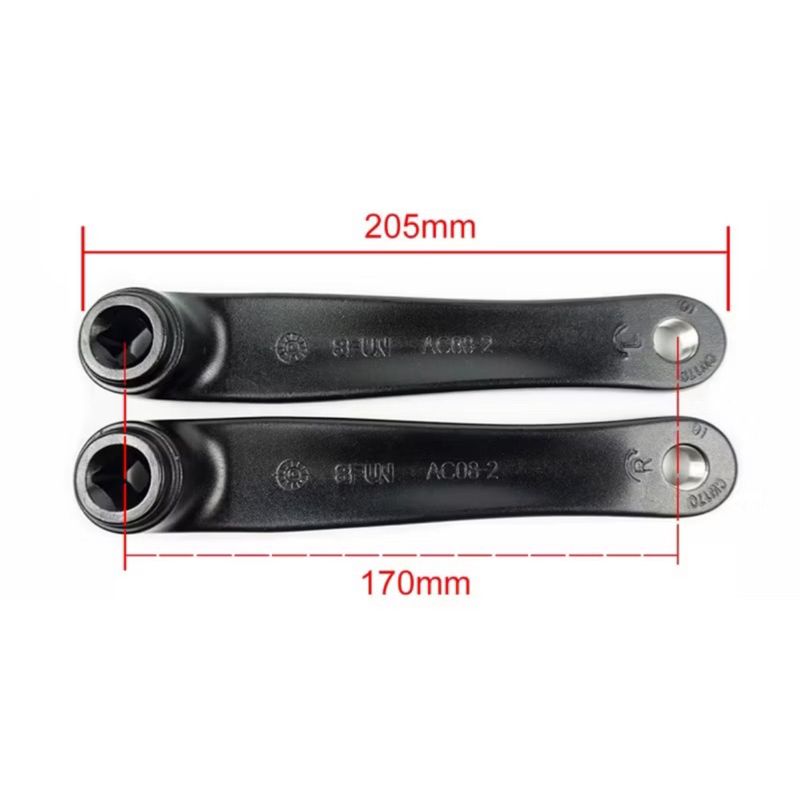 giò cốt vuông cho ebike bafang kit, tsdz2b, tsdz8