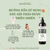 Combo Dầu Gội Phủ Bạc Thảo Dược Bồ Kết, Dầu Xả Chanh Gừng 250ml Mộc Ân Haircare