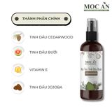 X3BCE120 - Combo 3 Chai Xịt Tinh Dầu Vỏ Bưởi Da Xanh & Tinh Dầu Gỗ Tuyết Tùng Mộc Ân Haircare 120ml Hỗ Trợ Giảm Rụng, Mọc Tóc Chăm Sóc Tóc