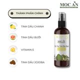 X3BLE120 - Combo 3 Chai Xịt Tinh Dầu Vỏ Bưởi Da Xanh & Tinh Dầu Chanh Tươi Mộc Ân Haircare 120ml Hỗ Trợ Giảm Rụng, Mọc Tóc Chăm Sóc Tóc