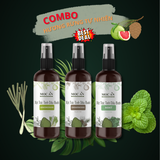 Combo Xịt Dưỡng Tóc Tinh Dầu Bưởi - Hương Rừng Tự Nhiên Mộc Ân Haircare