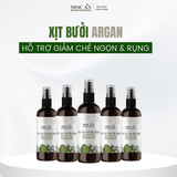 X5BAR120 - Combo 5 Chai Xịt Tinh Dầu Vỏ Bưởi Da Xanh & Tinh Dầu Argan Mộc Ân Haircare 120ml Hỗ Trợ Giảm Rụng, Mọc Tóc Chăm Sóc Tóc