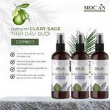 X3BCL120 - Combo 3 Chai Xịt Tinh Dầu Vỏ Bưởi Da Xanh & Tinh Dầu Xô Thơm Mộc Ân Haircare 120ml Hỗ Trợ Giảm Rụng, Mọc Tóc Chăm Sóc Tóc