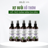X5BCL120 - Combo 5 Chai Xịt Tinh Dầu Vỏ Bưởi Da Xanh & Tinh Dầu Xô Thơm Mộc Ân Haircare 120ml Hỗ Trợ Giảm Rụng, Mọc Tóc Chăm Sóc Tóc