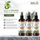 X3BOR120 - Combo 3 Chai Xịt Tinh Dầu Vỏ Bưởi Da Xanh & Tinh Dầu Cam Ngọt Mộc Ân Haircare 120ml Hỗ Trợ Giảm Rụng, Mọc Tóc Chăm Sóc Tóc