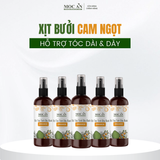 X5BOR120 - Combo 5 Chai Xịt Tinh Dầu Vỏ Bưởi Da Xanh & Tinh Dầu Cam Ngọt Mộc Ân Haircare 120ml Hỗ Trợ Giảm Rụng, Mọc Tóc Chăm Sóc Tóc