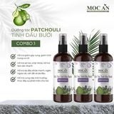 X3BPA120 - Combo 3 Chai Xịt Tinh Dầu Vỏ Bưởi Da Xanh & Tinh Dầu Hoắc Hương Mộc Ân Haircare 120ml Hỗ Trợ Giảm Rụng, Mọc Tóc Chăm Sóc Tóc