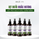 X5BPA120 - Combo 5 Chai Xịt Tinh Dầu Vỏ Bưởi Da Xanh & Tinh Dầu Hoắc Hương Mộc Ân Haircare 120ml Hỗ Trợ Giảm Rụng, Mọc Tóc Chăm Sóc Tóc