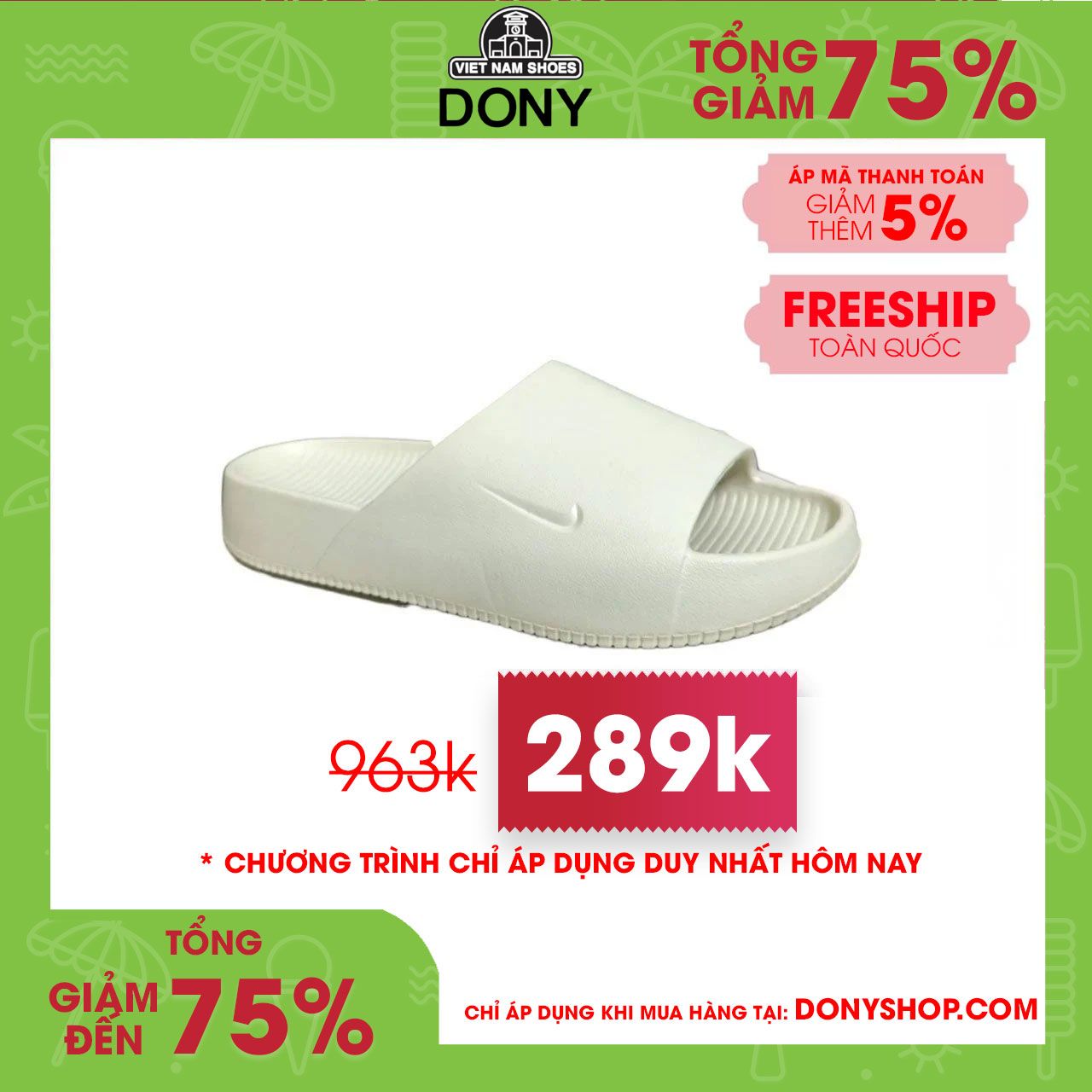 Dép Nam Nike Calm Slide