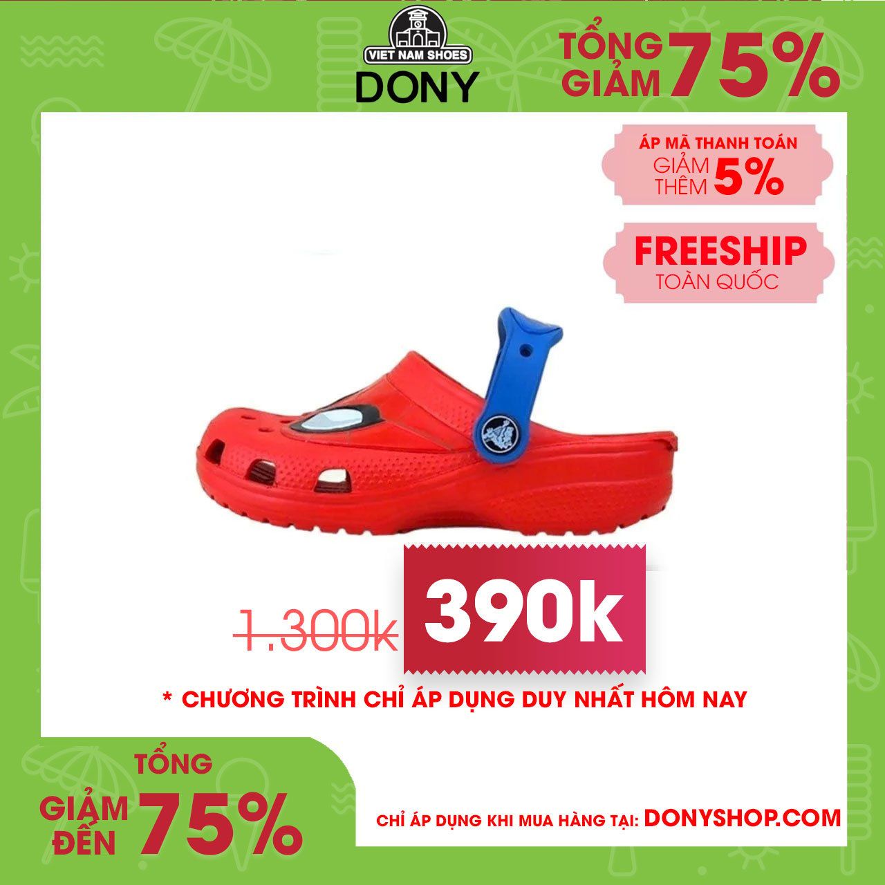Dép nhựa trẻ em Crocs Classic đặc biệt