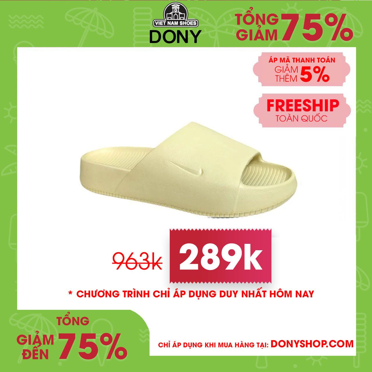 Dép Nam Nike Calm Slide