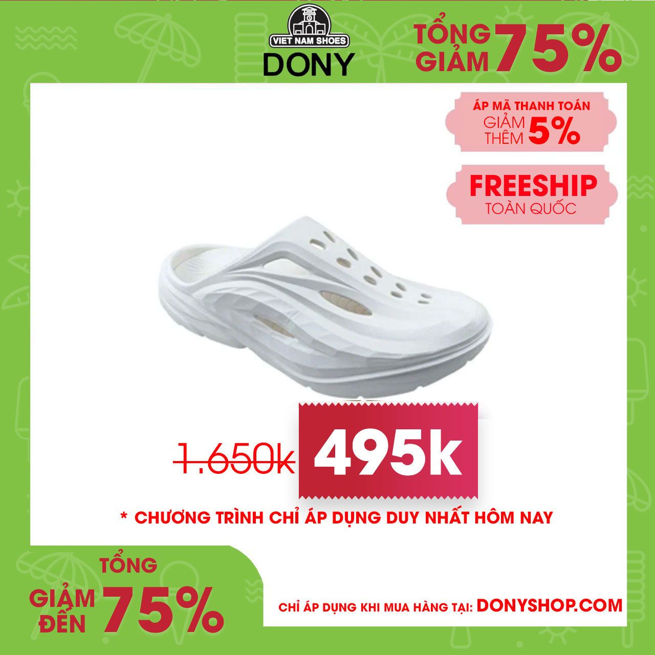 Giày Hở Gót Hoka Ora Recovery Mules
