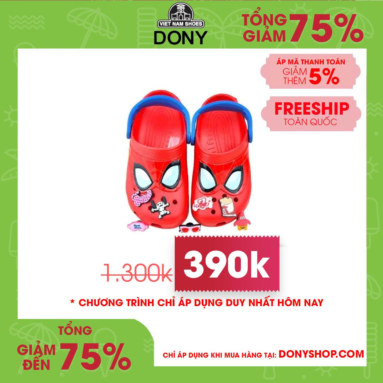 Dép nhựa trẻ em Crocs Classic đặc biệt