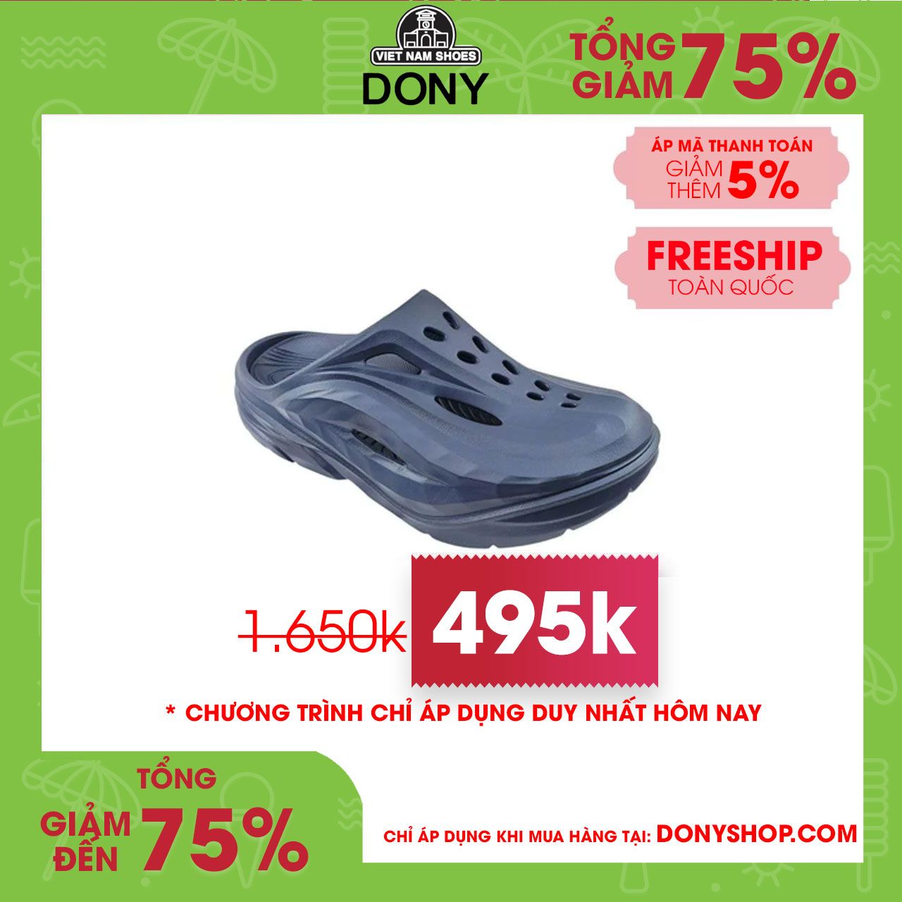 Giày Hở Gót Hoka Ora Recovery Mules