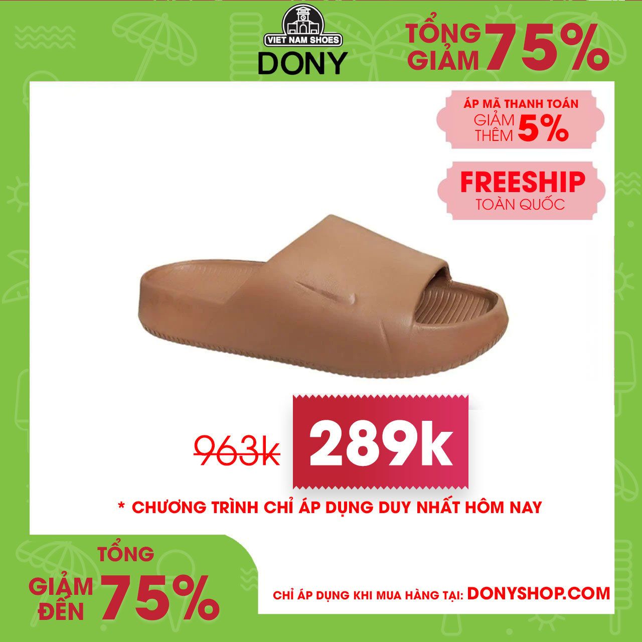 Dép Nam Nike Calm Slide