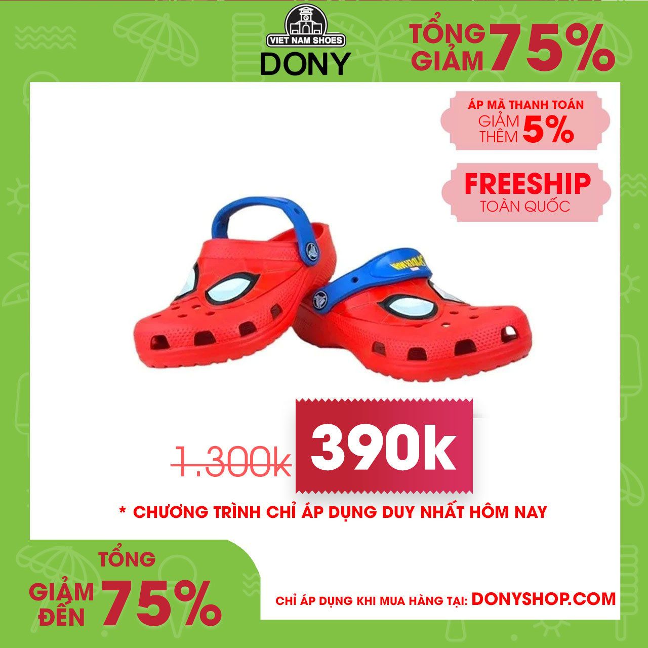 Dép nhựa trẻ em Crocs Classic đặc biệt