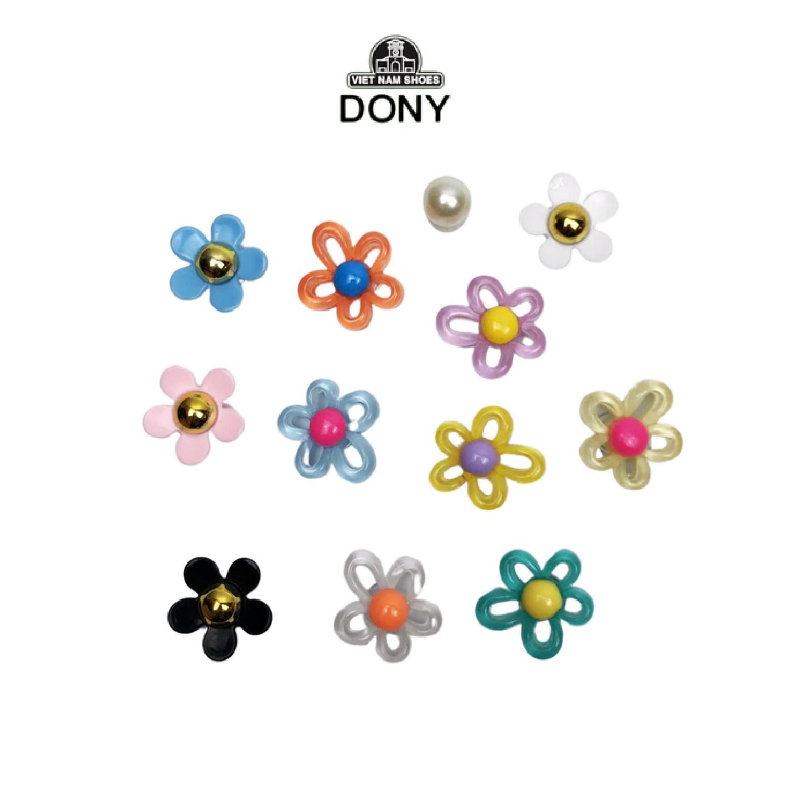 Bộ 10 Stickers/Charm Jibbitz Unisex NGẪU NHIÊN