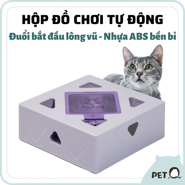  Hộp đồ chơi lông vũ cảm biến tự động FOFOS 