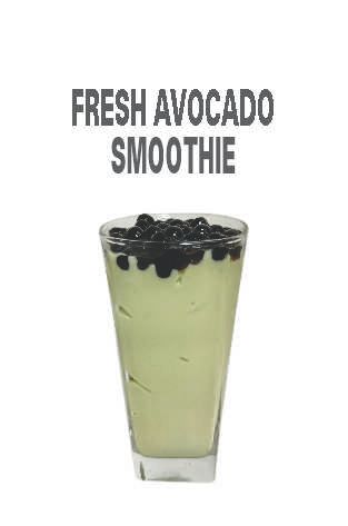 Fresh avocado smoothie