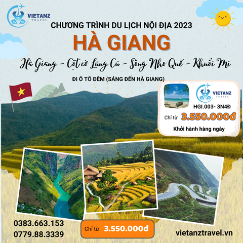 HÀ GIANG - CAO NGUYÊN ĐÁ ĐỒNG VĂN - KHUỔI MY 3N4D