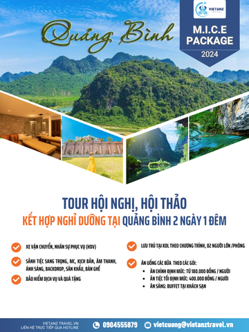 Tour MICE Quảng Bình: Hà Nội - Quảng Bình 2 ngày 1 đêm