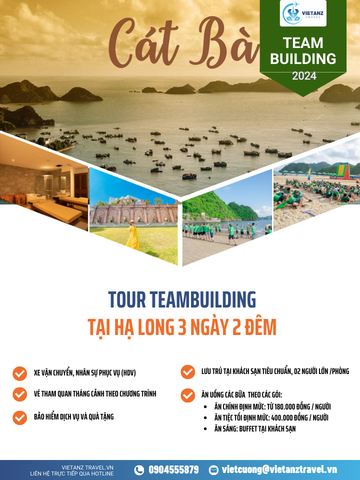 Tour Teambuilding Hải Phòng: Hà Nội - Cát Bà 3 ngày 2 đêm