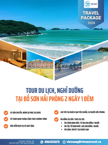 Tour du lịch Hải Phòng: Hà Nội - Đồ Sơn 3 ngày 2 đêm