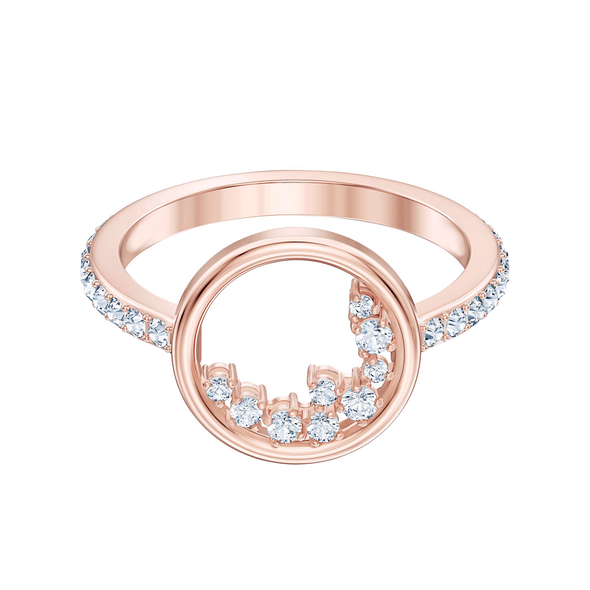 Nhẫn Swarovski North size 52 - Swarovski North Motif Rose Gold Plated Ring, Size 52