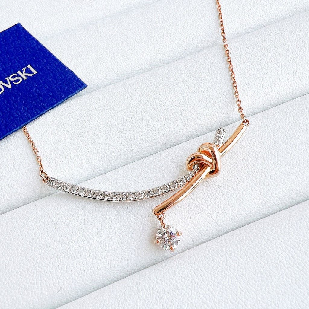Dây chuyền Swarovski Lifelong tim - Swarovski Lifelong Heart Necklace, White, Mixed metal finish