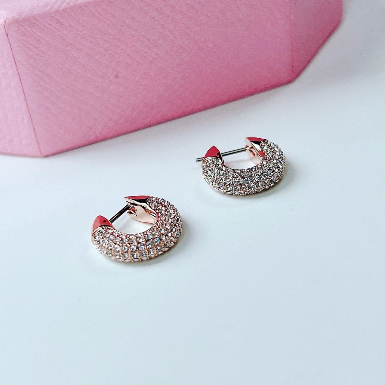 Khuyên tai Swarovski Dextera - Swarovski Dextera hoop earrings Small