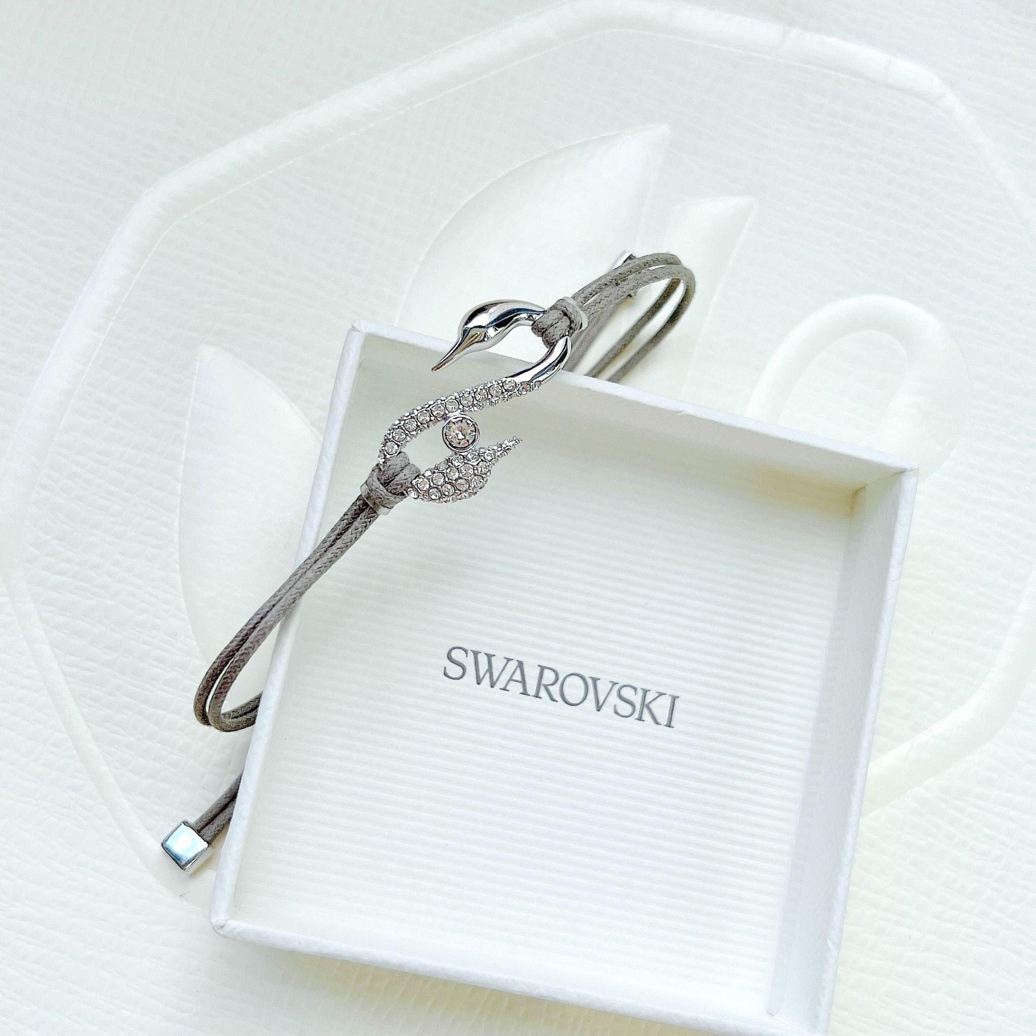 Swarovski Bilezik SWAPOWER:BRACELET HOOK CRY/RHS
