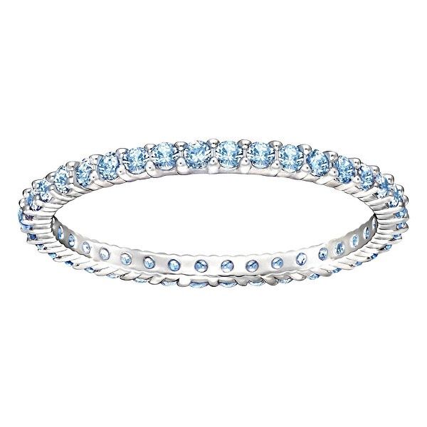 Nhẫn Swarovski Vittore trắng viền xanh size 55 - Swarovski Vittore Ring, Size 55