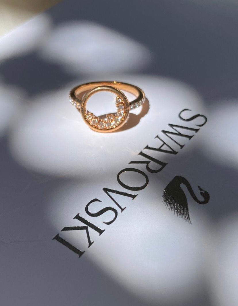 Nhẫn Swarovski North size 52 - Swarovski North Motif Rose Gold Plated Ring, Size 52