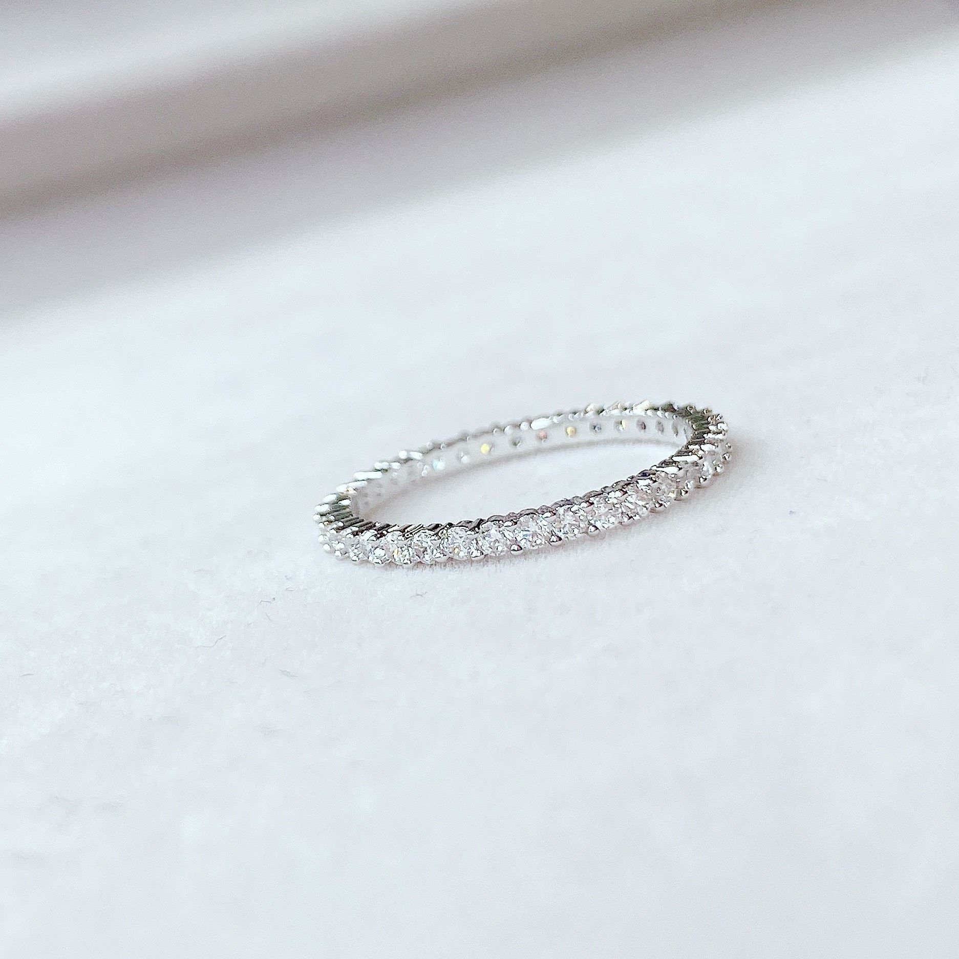 Set nhẫn cầu hôn Swarovski - Swarovski I Do Ring Set White, Rhodium Plating