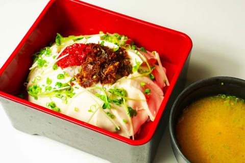 豆腐丼 / Tofu Rice Bowl | Cơm Đậu Phụ Nhật
