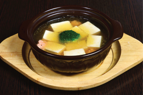 明太子豆腐鍋/ Boiled Tofu with Cod Roe | Súp trứng cá với đậu hũ