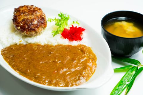 ハンバーグカレー/ Hamburg Curry Rice | Cơm Hamburger Cà Ri Bò