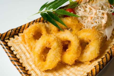 いかフライ / Deep Fried Squid Rings | Mực Tươi Chiên Xù